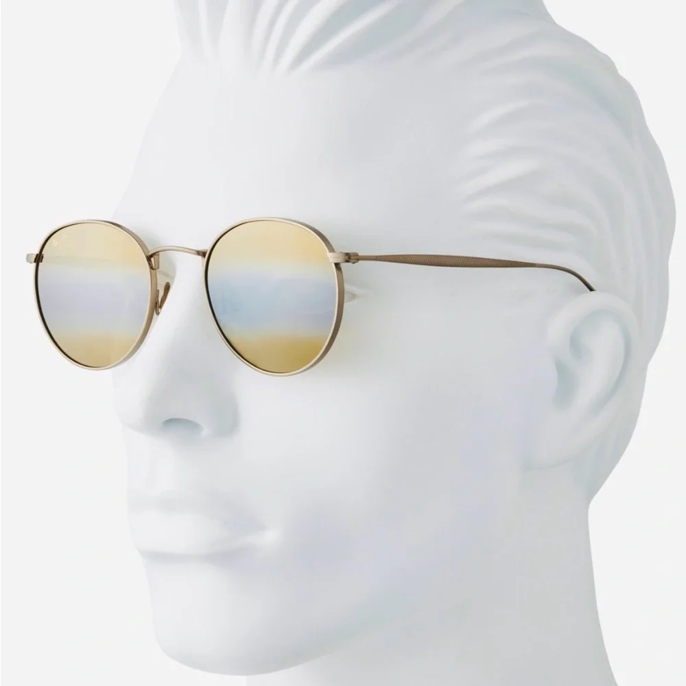 Maui Jim Nautilus Bronze Titanium Unisex Sunglasses (NEW)